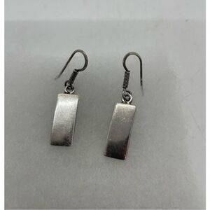 Vintage 925 Sterling Silver Dangle Drop Earrings